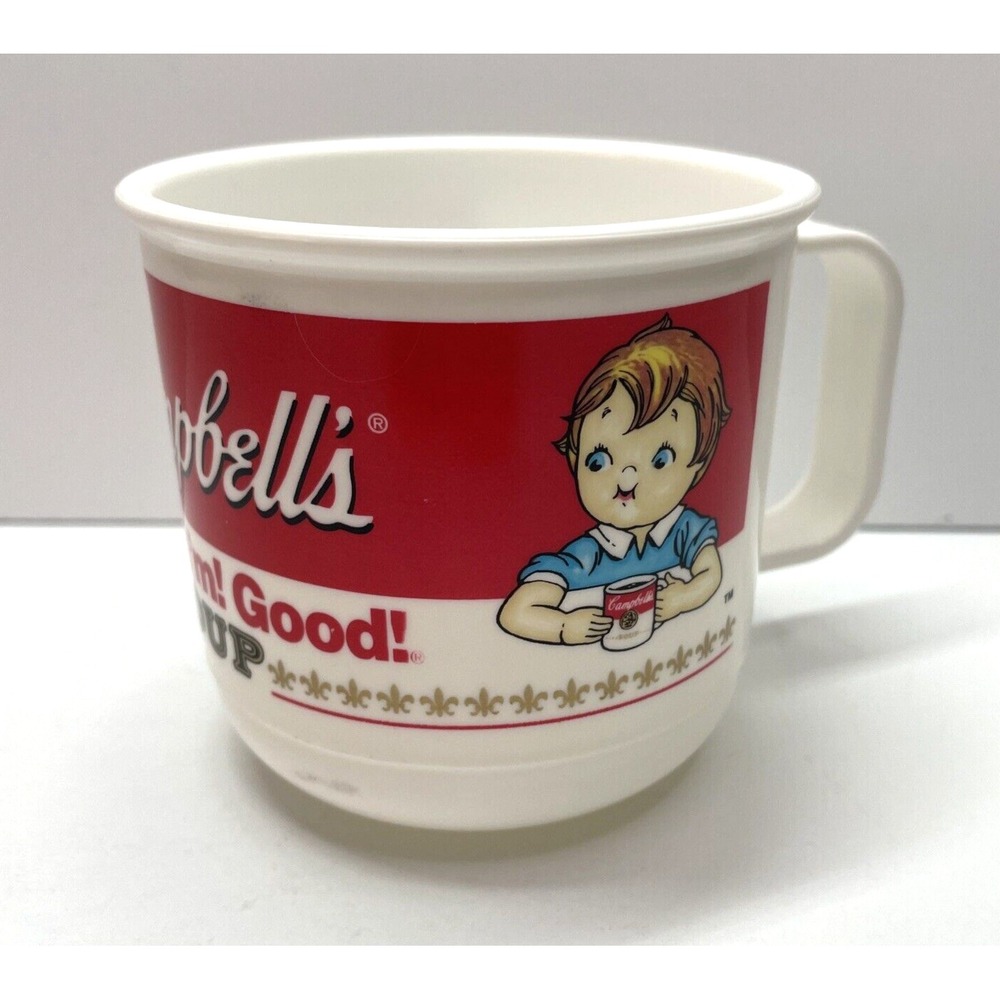 Vintage Campbell's Soup 1992 Anchor Hocking Plastic Soup Mug Cup